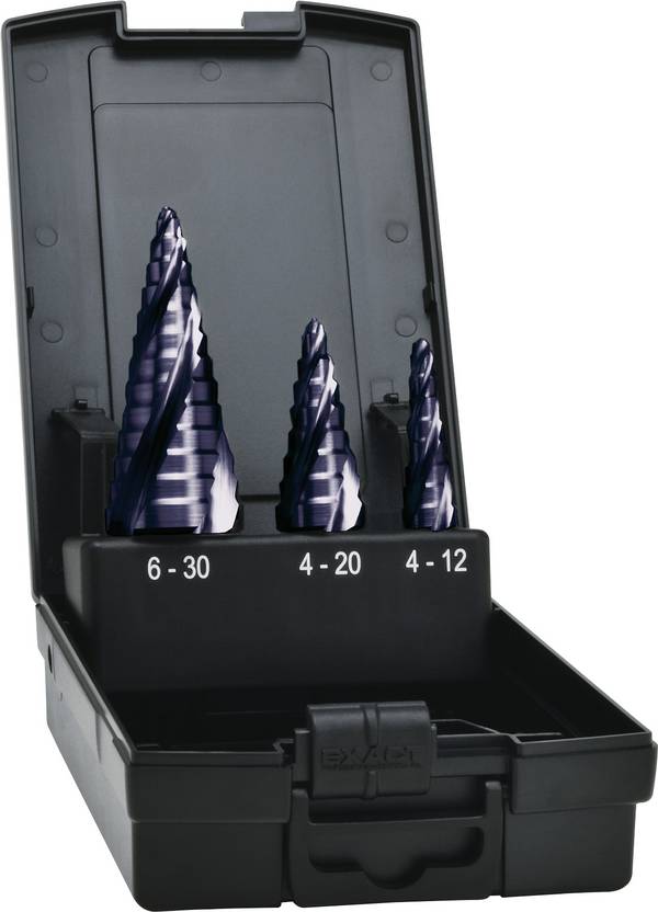 Exact 07064 Advanced LINE HSS TiAIN stupanjsko svrdlo-komplet TiAIN trostruka plosnata osovina 1 Set