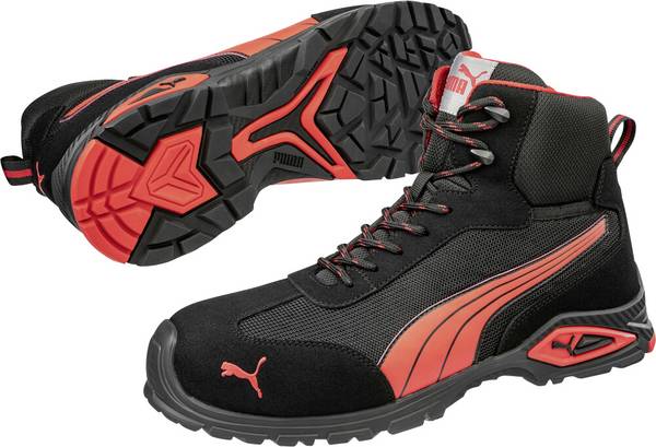 PUMA MADRID MID S1PL FO SR 632260210000040  zaštitne cipele S1PL Veličina obuće (EU): 40 crna/crvena 1 Par