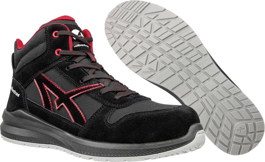 Albatros CLIFTON MID S3L ESD FO SR 638700210000048 Veiligheidsschoenen S3L Schoenmaat (EU): 48 Zwart/rood 1 paar