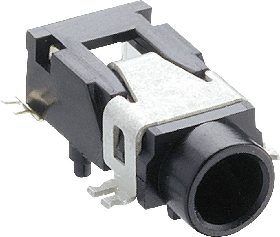 Lumberg 10439 Jackplug 3,5 mm Koppeling, inbouw Aantal polen: 3 1 stuk(s)