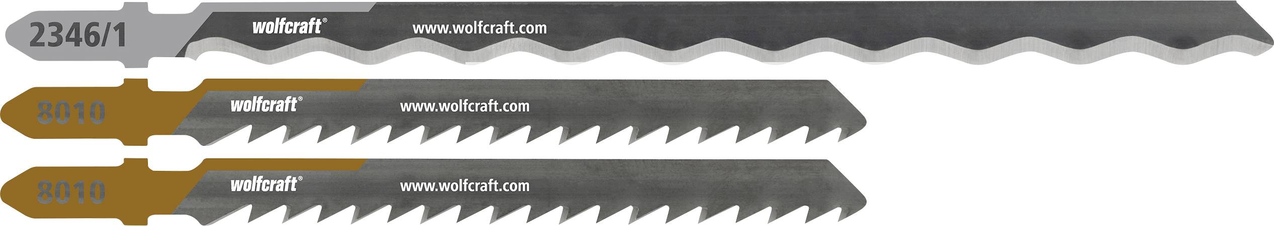 Wolfcraft 2346000 1 projectset decoupeerzaagbladen demping 1 set(s)