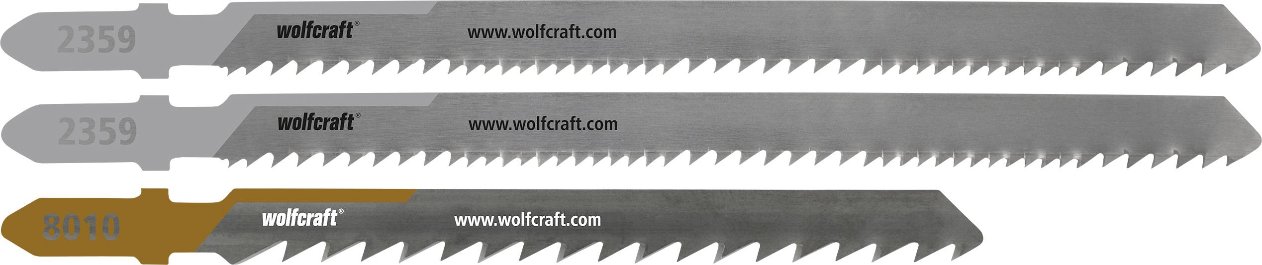 Wolfcraft 2359000 1 projectset decoupeerzaagbladen gescheurde arb. 1 set(s)