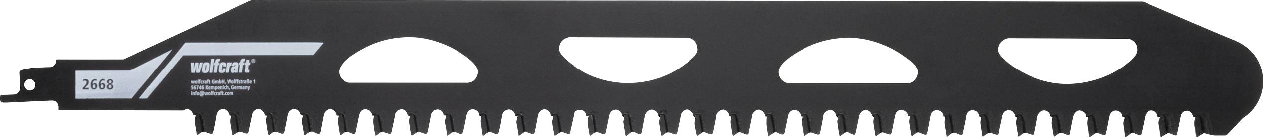 Wolfcraft 2668000 1 zaagblad HM Stein Zaagbladlengte 235 mm 1 stuk(s)