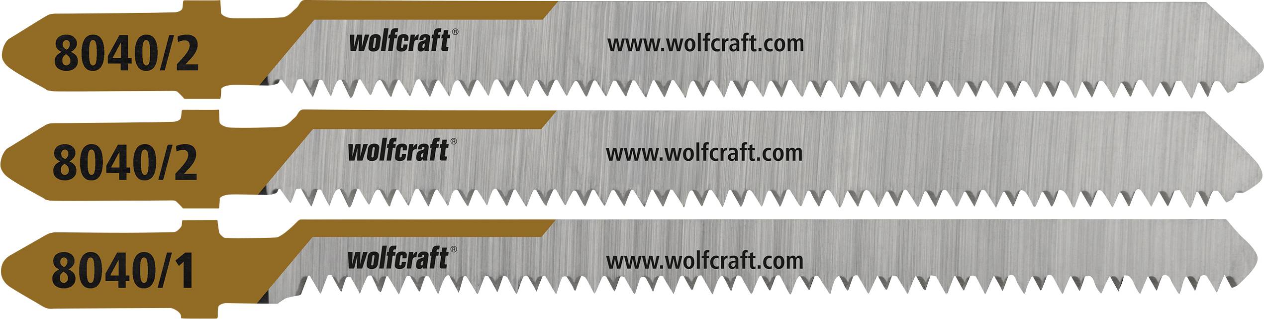Wolfcraft 8040000 1 projectset decoupeerzaagbladen laminaat 1 set(s)