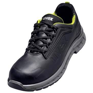 uvex 69312 6931246 Lage veiligheidsschoenen S3S Schoenmaat (EU): 46 Zwart, Geel 1 paar
