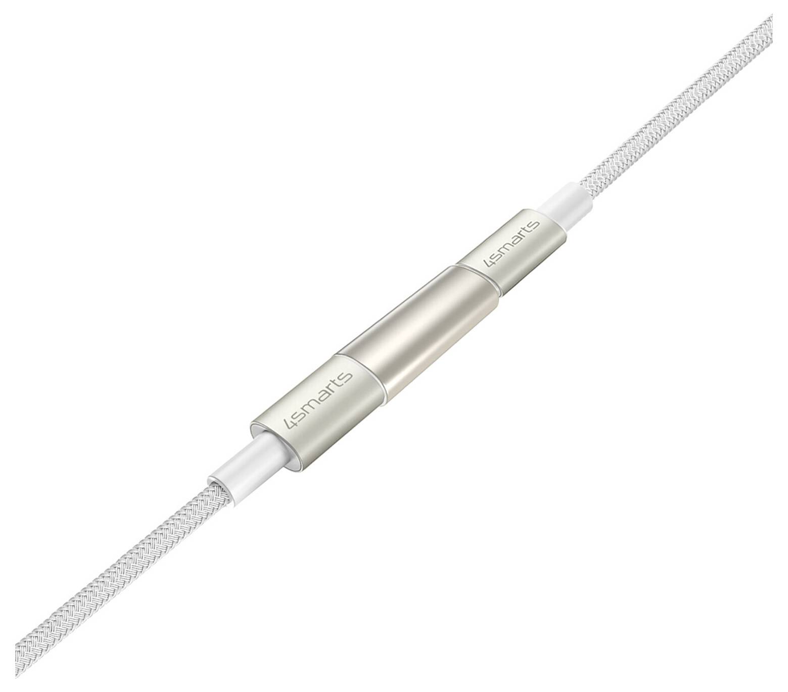 Upleteni kabel sa zlatnim cilindričnim ugradbenim konektorom označenim s 'Lemarts' na bijeloj pozadini.