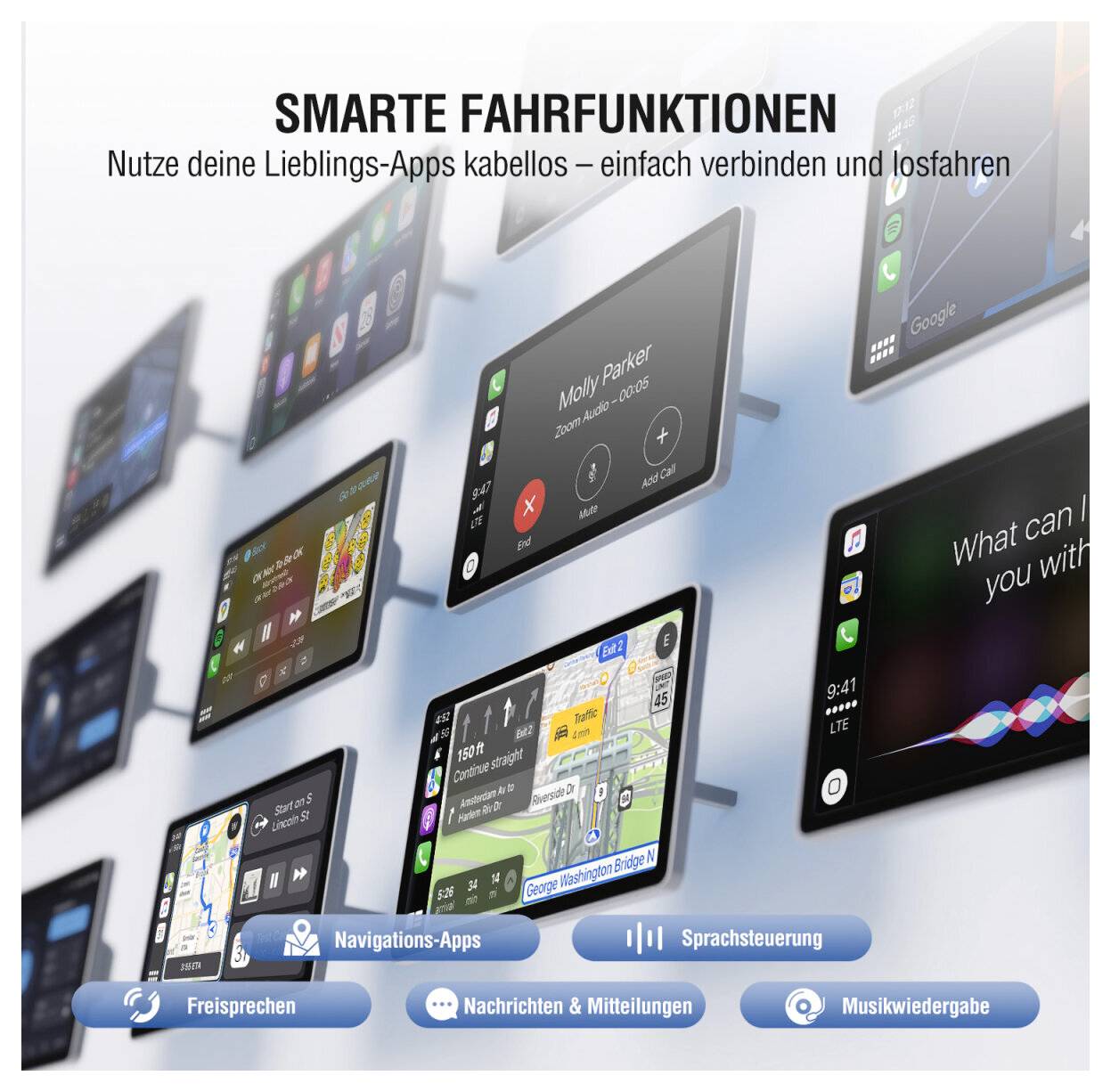 4Smarts 2in1 CarPlay / Android Auto Adapter-1