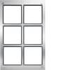 Hager REM106X okviri srebrna