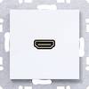 Hager HDMI utičnica svijetlobijela (sjajna) WAF4380WG 1 St.
