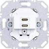 Hager USB utičnica za punjenje mat-bijela WAS4155WM 1 St.