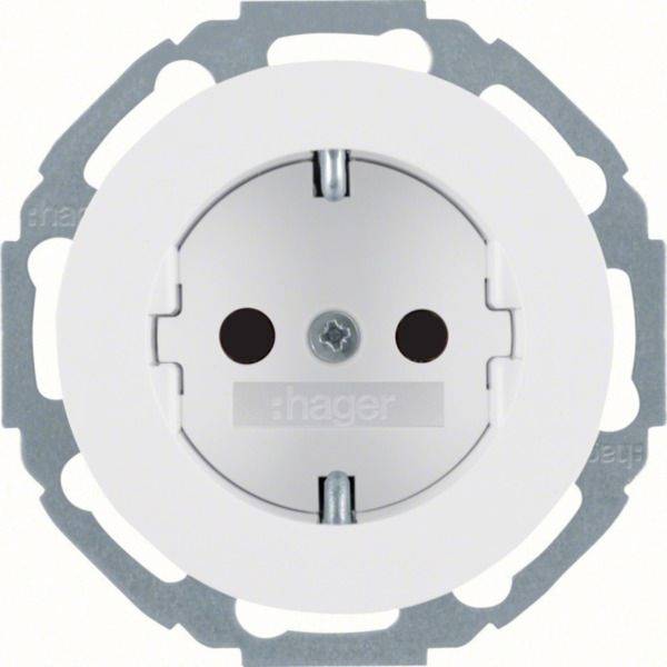 <br>  Hager<br>  utičnica sa zaštitnim kontaktom<br>  <br>  <br>  <br>  <br>  polarno bijela/sjajna<br>  WLS1200WG<br>  1 St.<br>
