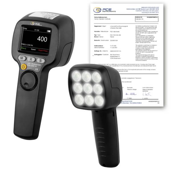 PCE Instruments PCE-DSX 10-ICA led stroboskop  Broj LED:9 x