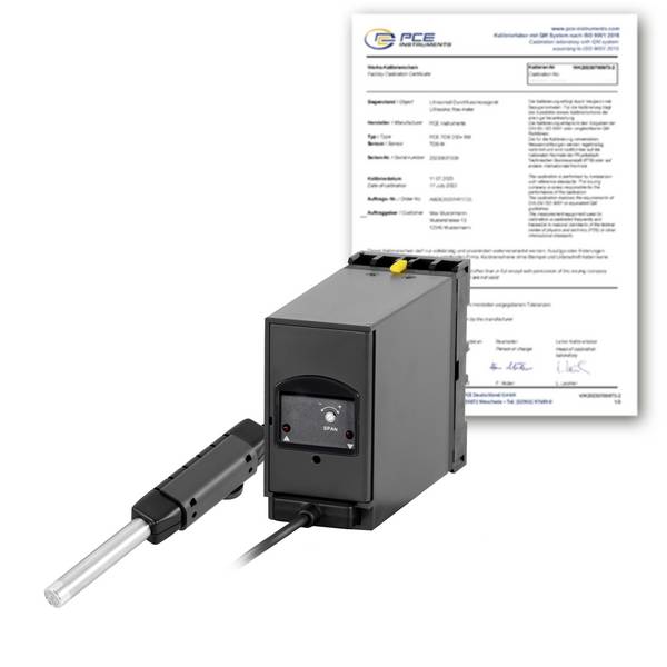 PCE Instruments mjerač razine zvuka Kalibriran po (ISO)  PCE-SLT-TRM-24V-ICA 30 dB (min.)