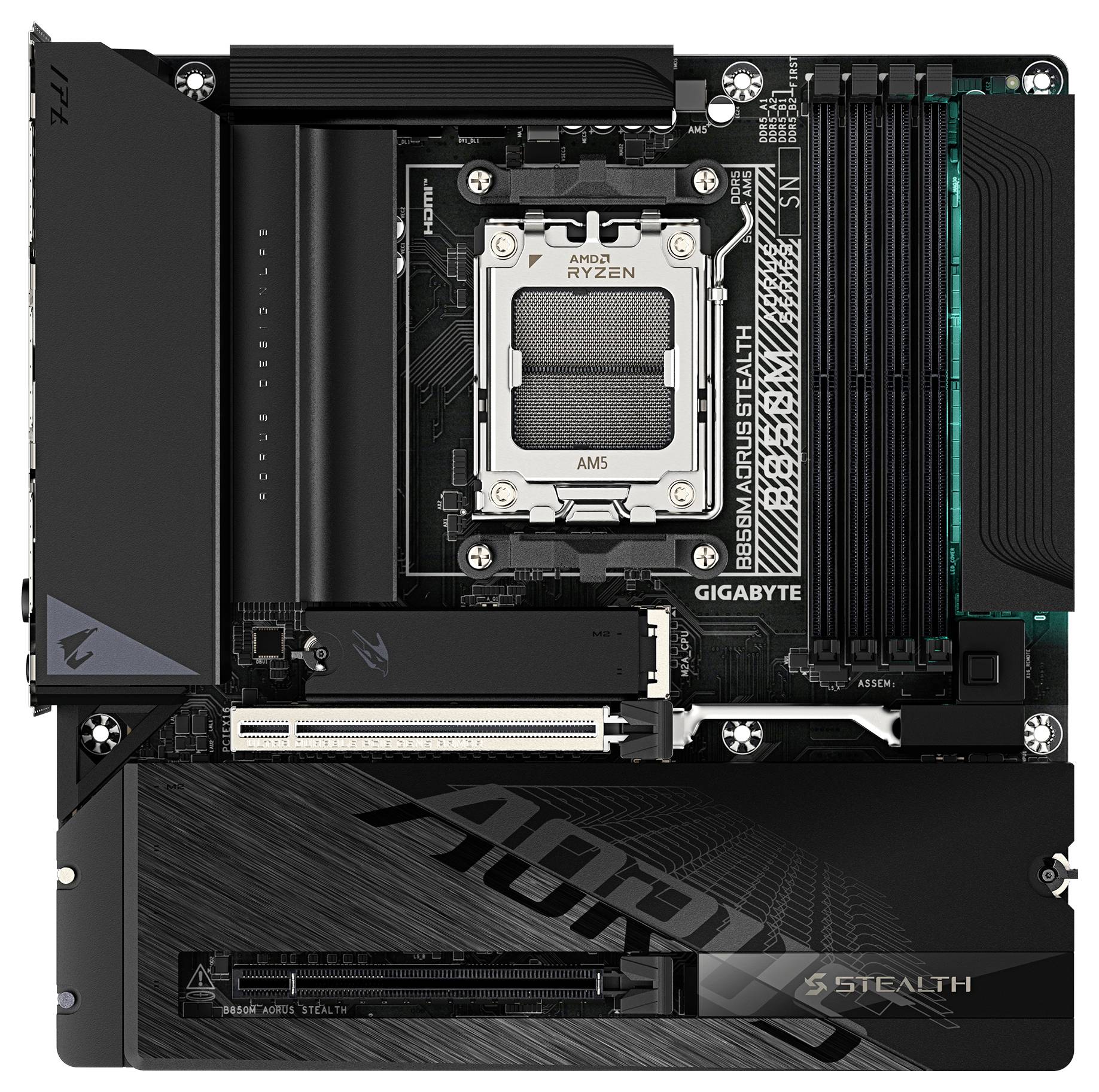 Gigabyte B850M AORUS STEALTH AM5 4xDDR5 matična ploča-1