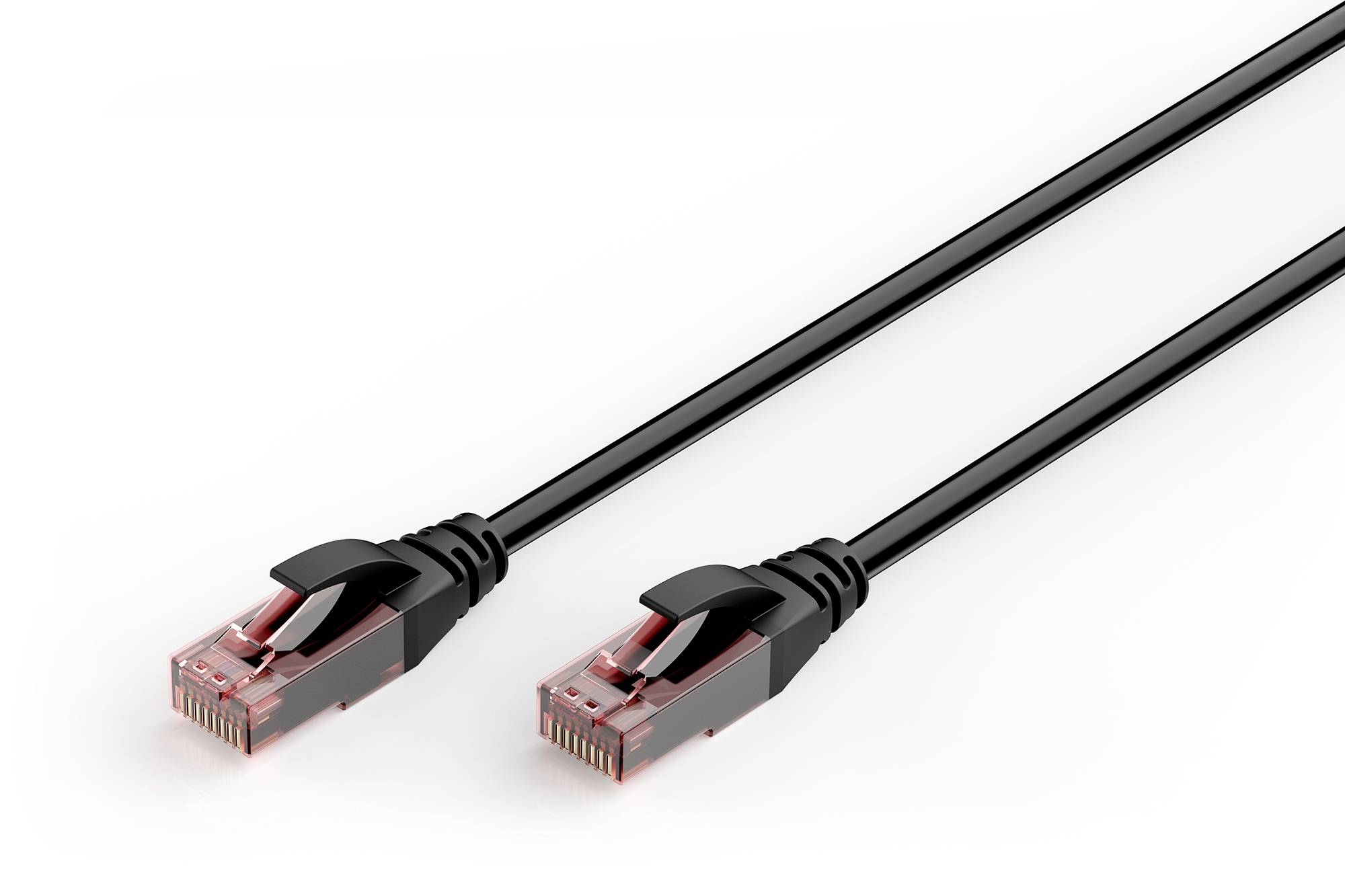 Digitus DK-1617-100-OD RJ45 Netwerkkabel, patchkabel CAT 6  10 m Zwart  1 stuk(s)