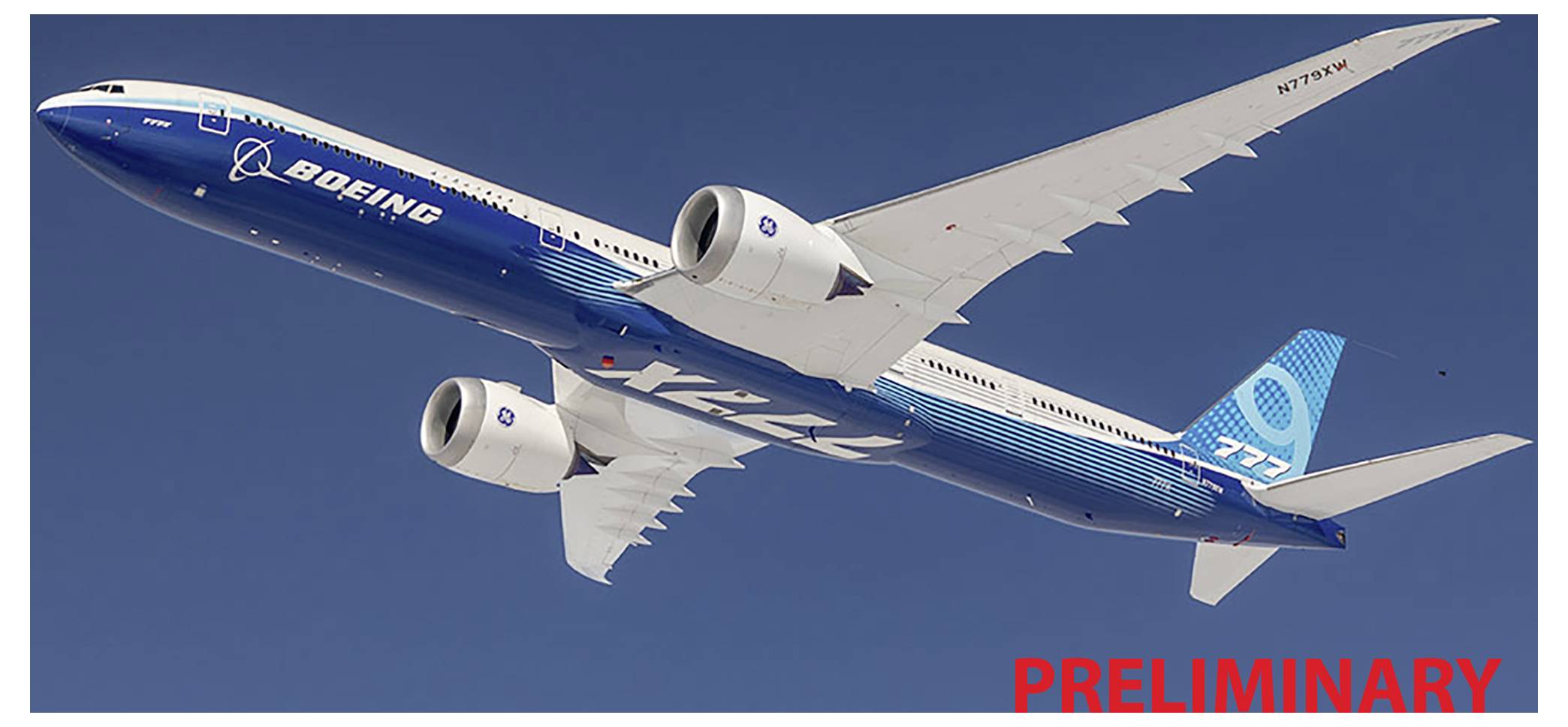 Revell 03748 Boeing 777-9 Vliegtuig (bouwpakket) 1:144