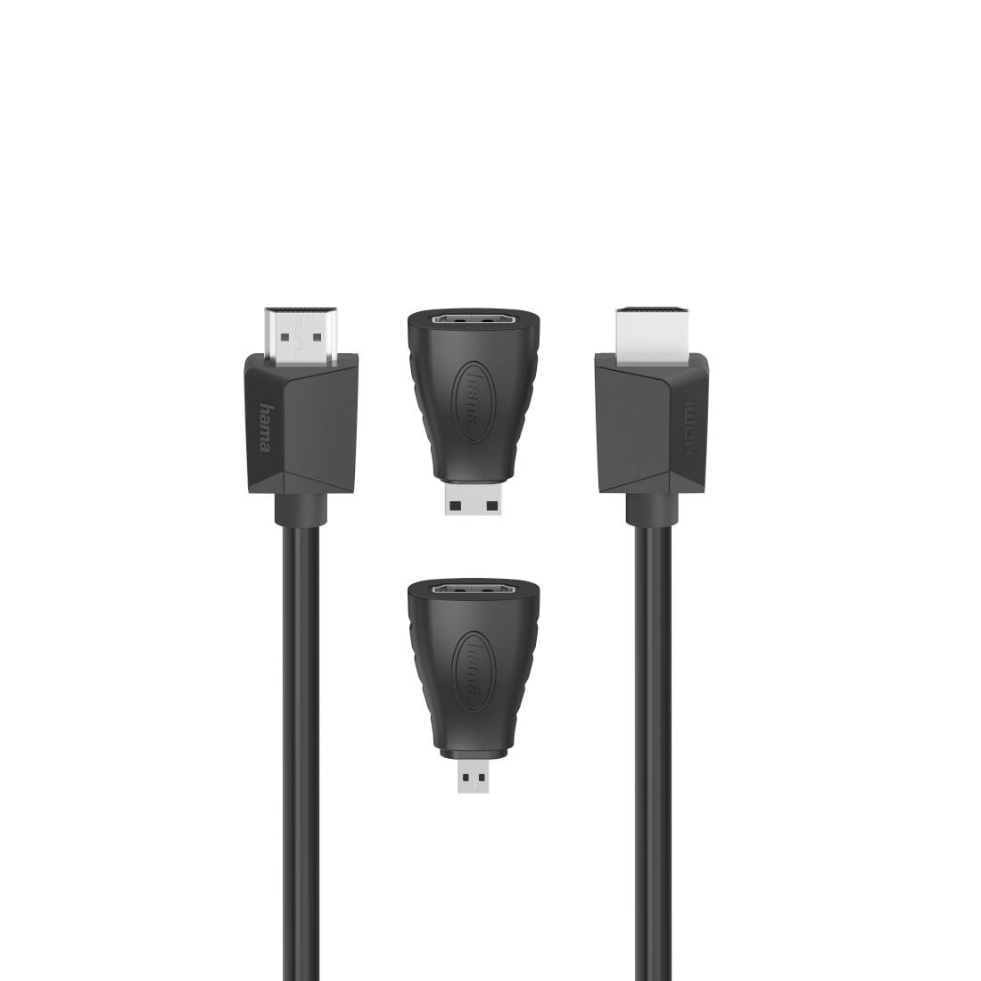 Hama 00200705 HDMI-kabel HDMI Aansluitkabel 1.5 m Zwart