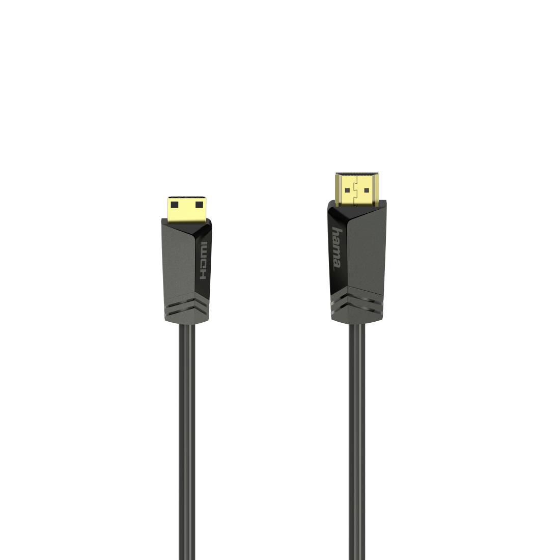Hama 00205015 HDMI-kabel HDMI Aansluitkabel HDMI-A-stekker 1.5 m Zwart Vergulde steekcontacten