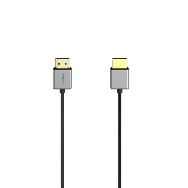 Hama HDMI priključni kabel HDMI A utikač 1.5 m crna, siva 00205449 eARC HDMI kabel