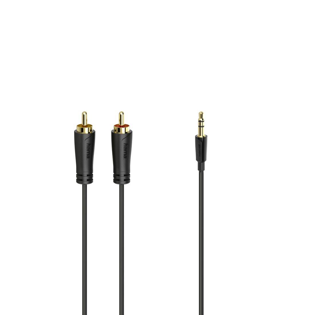 Hama 00205261 Audio Aansluitkabel 3 m Zwart