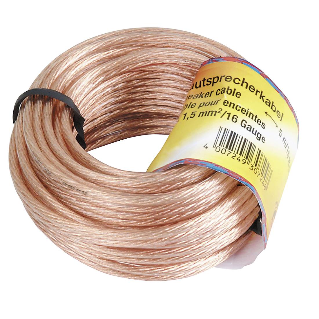 Hama 00205142 Audio Aansluitkabel 10 m Transparant