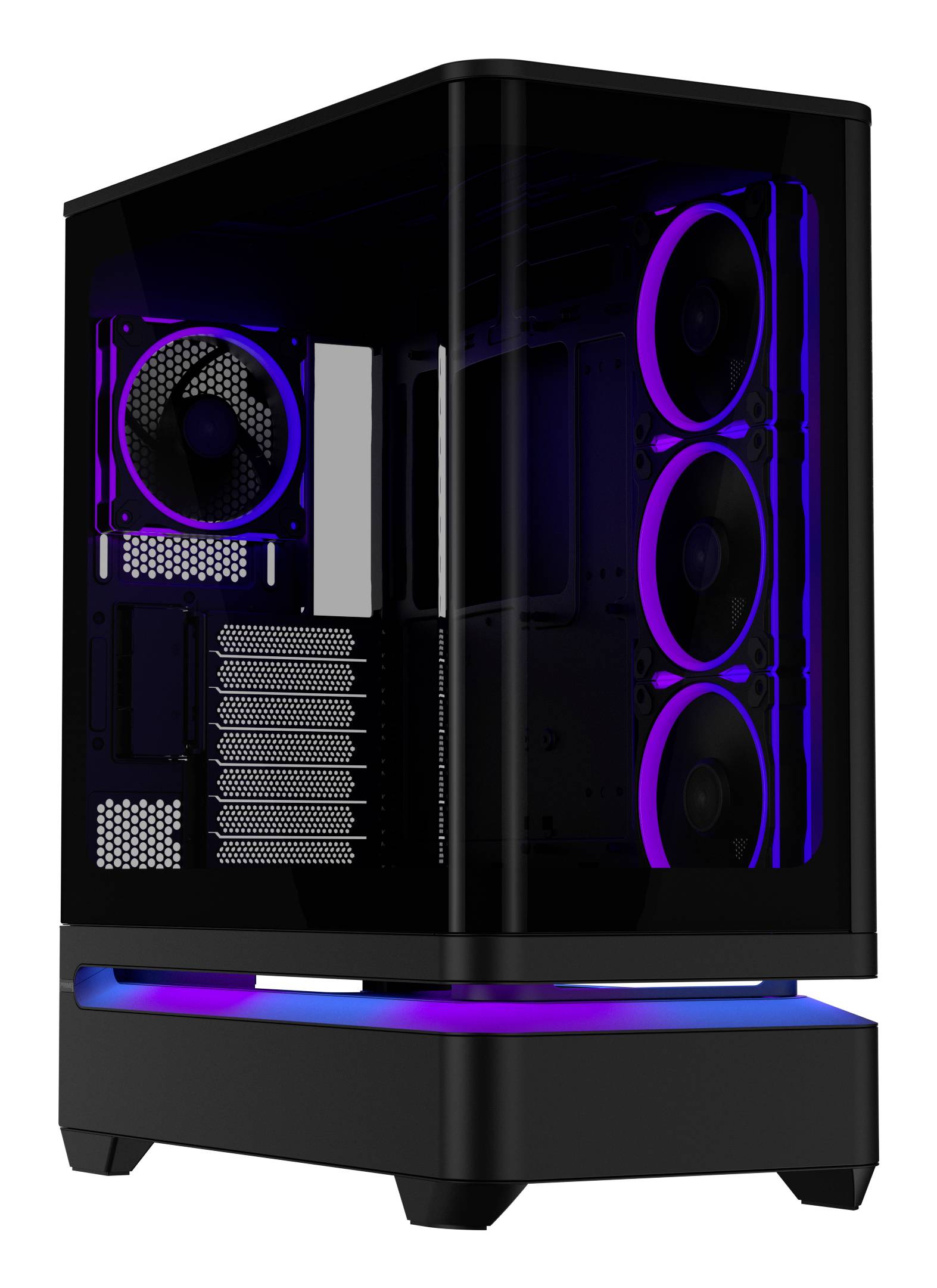 ASUS Prime AP304 TG ARGB - PC Behuizing - Gehard Glas - 4 ARGB Ventilatoren - Zwart
