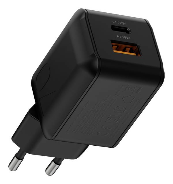 XTORM NextGen GaN3 Ultra USB punjač 70 W  Quick Charge 3.0 crna  GaN