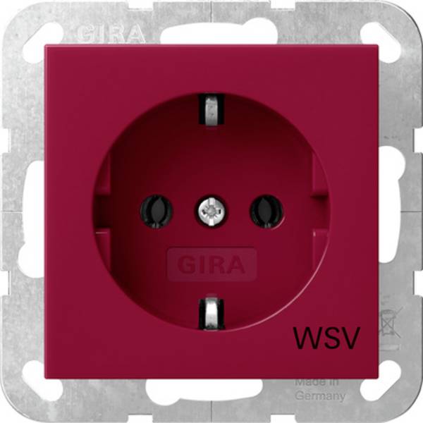 GIRA utičnica     crvena 4188108 1 St.