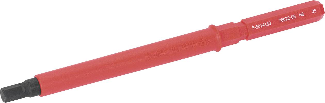 Cimco VDE INHEX 6 mm Elektronica, Universeel Inbus Verwisselbare kling 6.0 mm 6 mm 80 mm