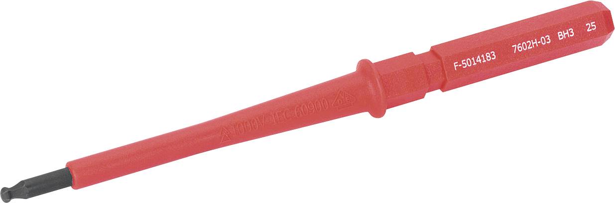 Cimco VDE INHEX 3 KK Elektronica, Universeel Inbus Verwisselbare kling 3 3 mm 80 mm