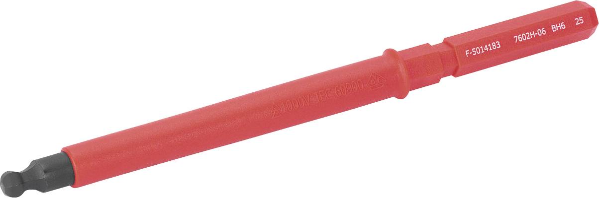 Cimco VDE INHEX 6 KK Elektronica, Universeel Inbus Verwisselbare kling 6 6 mm 80 mm