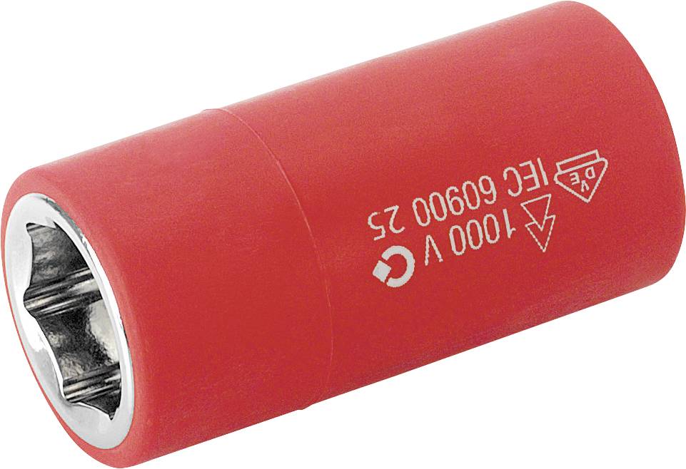 Cimco VDE 11 mm 3/8 112831 Zeskant Dopsleutelinzetstuk 11 mm 3/8 3/8