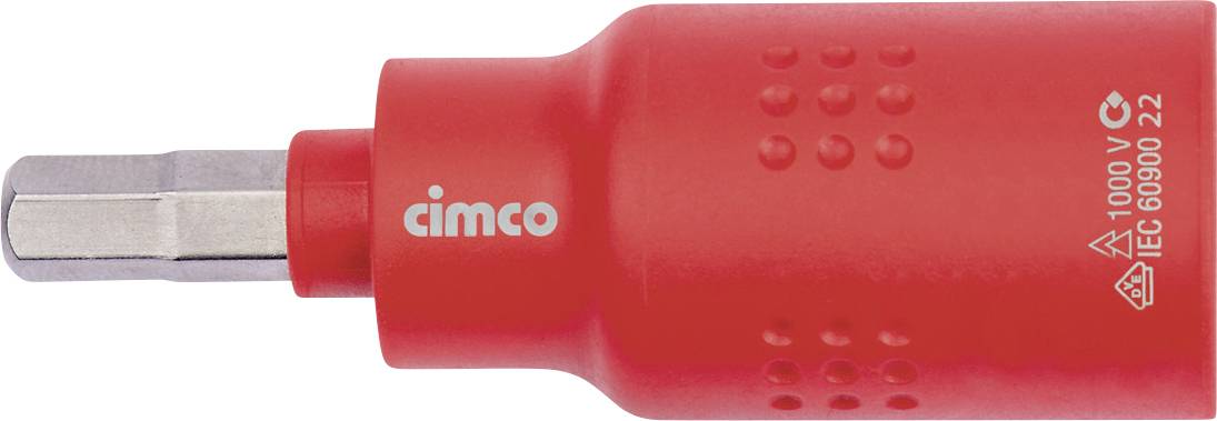 Cimco VDE Inhex 4mm 3/8 112851 Inbus Dopsleutelinzetstuk 4 mm 3/8