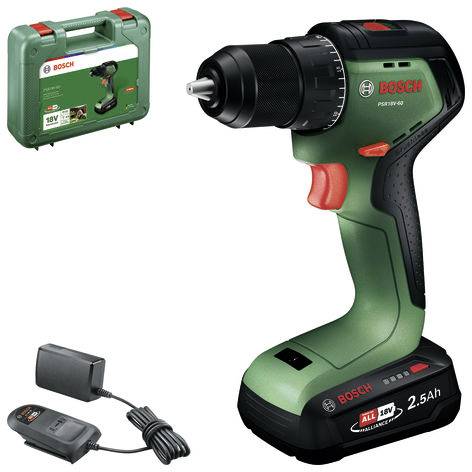 Bosch Home and Garden PSR18V-60 06039D7201 Borrskruvdragare batteri 2.5 Ah