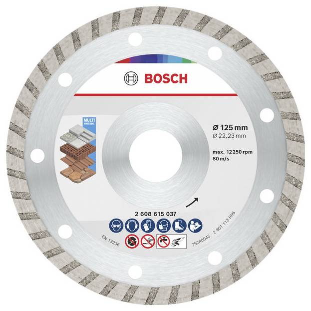 Bosch Accessories 2608615046 2608615046 dijamantna rezna ploča promjer 125 mm Promjer bušotine 22.23 mm beton, opeka, cr-0