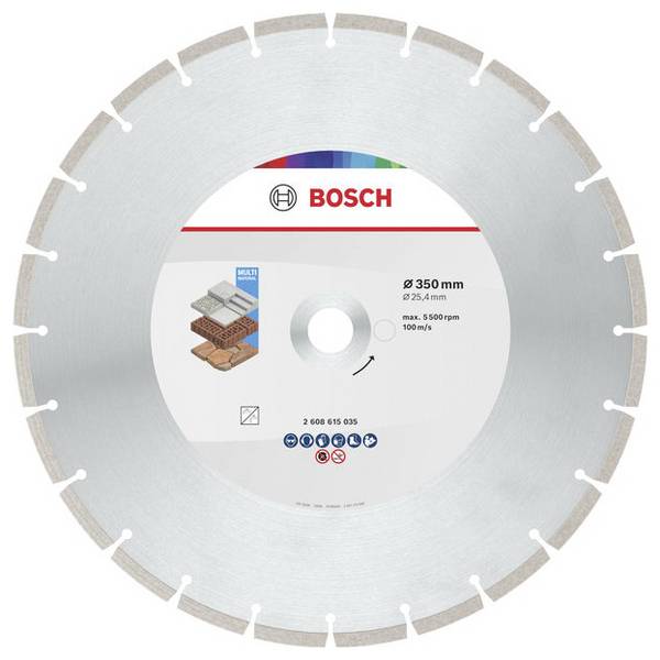 Bosch Accessories 2608615035 2608615035 dijamantna rezna ploča promjer 350 mm Promjer bušotine 25.40 mm beton, opeka, meki kamen 1 St.