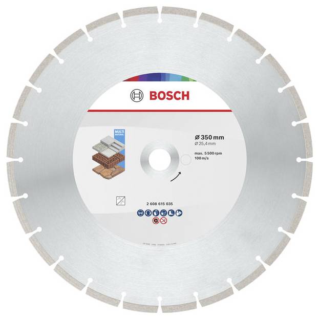 Bosch Accessories 2608615035 2608615035 dijamantna rezna ploča promjer 350 mm Promjer bušotine 25.40 mm beton, opeka, me-0