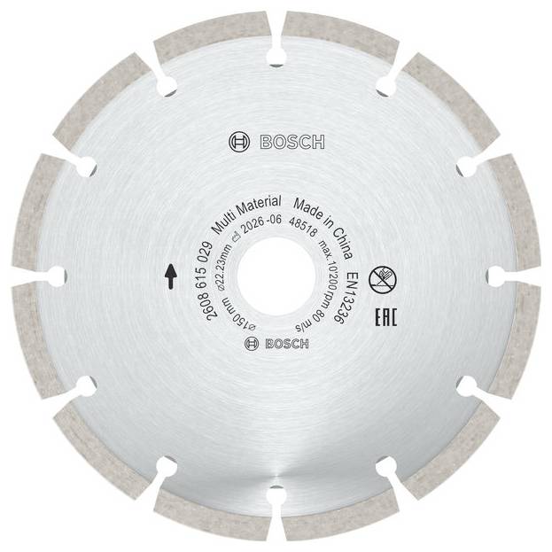 Bosch Accessories 2608615029 2608615029 dijamantna rezna ploča promjer 150 mm Promjer bušotine 22.23 mm beton, opeka, me-1