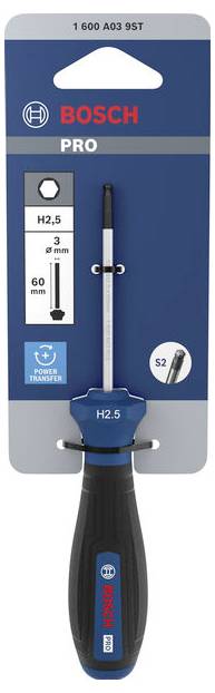 Bosch Professional 1600A039ST unutarnji šesterokutni odvijač Duljina oštrice: 60 mm-1