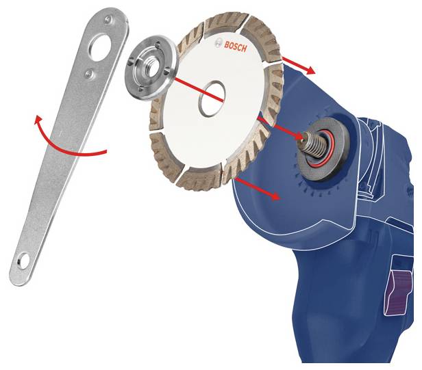 Bosch Accessories 2608902474 2608902474 dijamantna rezna ploča promjer 180 mm Promjer bušotine 22.23 mm lijevano željezo-6