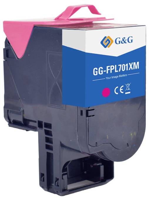G&G Toner Ersätter Lexmark 702HM/ 70C2HM0 Kompatibel Magenta NT-FPL701XM — Bild 2 av 2