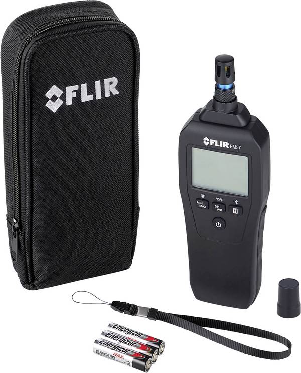 FLIR  termo/higrometar crno-siva EM57