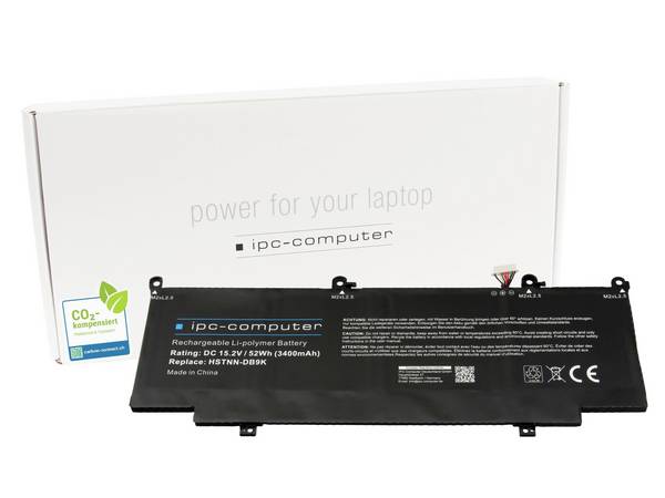 ipc-computer baterija prijenosnog računala Akku HSTNN-DB9K REPLACE 15.20 V 3400 mAh IPC-Computer