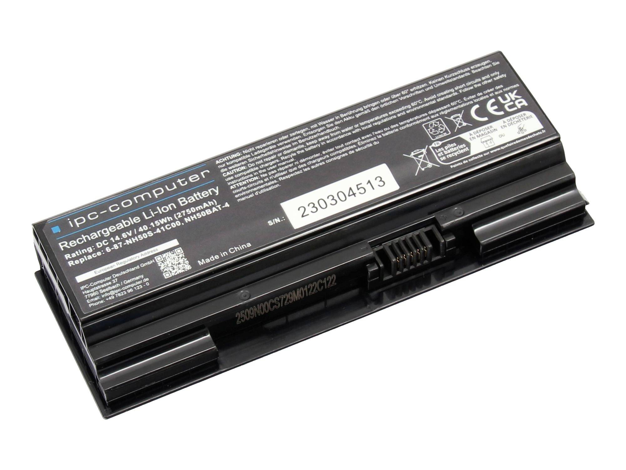 ipc-computer Akku 40080389 REPLACE 40080389 REPLACE Laptopaccu 14.60 V 2750 mAh IPC-Computer