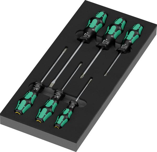 Wera 9717 Serie 300 univerzalno komplet odvijača  ravni prorez, PH
