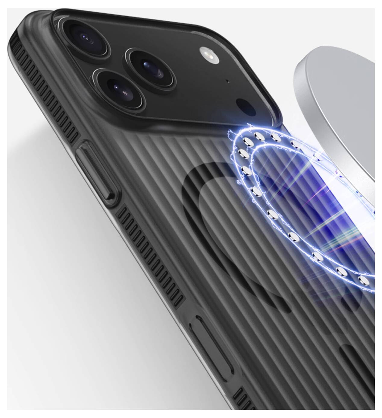 4Smarts Design Case Aero stražnji poklopac za mobilni telefon Apple iPhone 18 Pro Max, iPhone 17 Pro Max crna induktivno-4