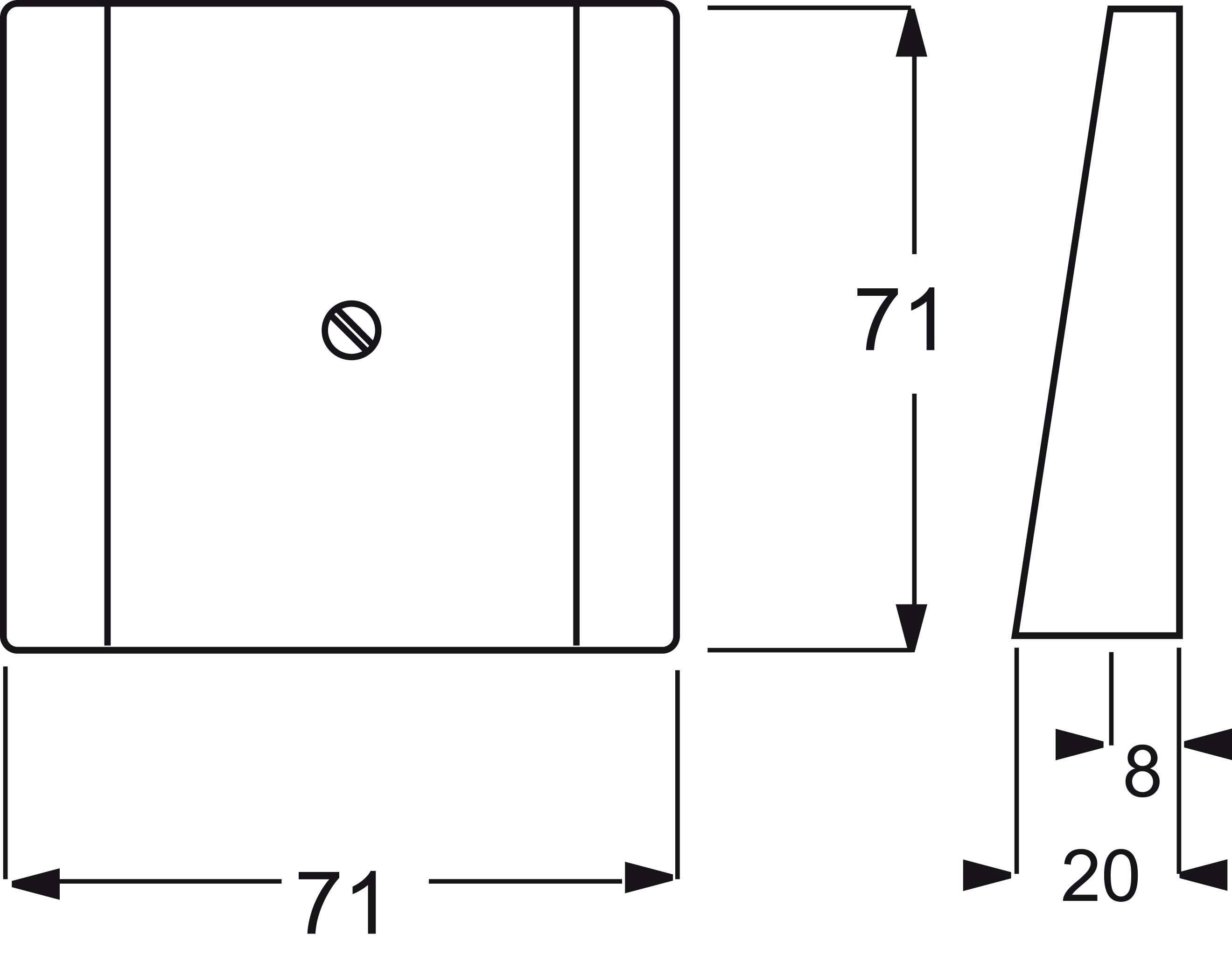 Busch-Jaeger bijela 2CKA001753A0172 1 St.-1