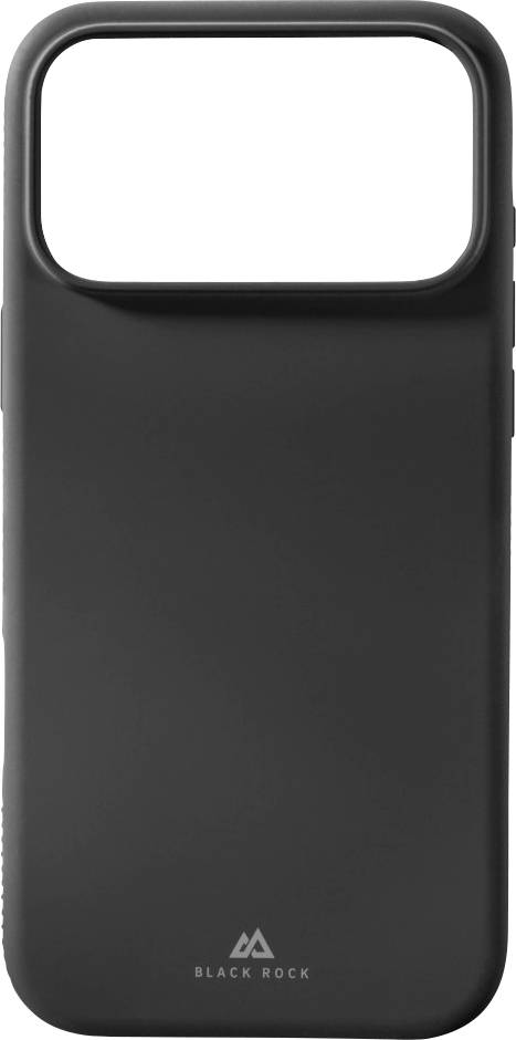 Crna zaštita za telefon s velikim pravokutnim izrezom na vrhu i logotipom 'BLACKROCK' blizu dna.