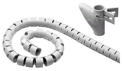 MicroConnect cijev za vezanje kablova siva 2.5 m CABLEEATER2-0