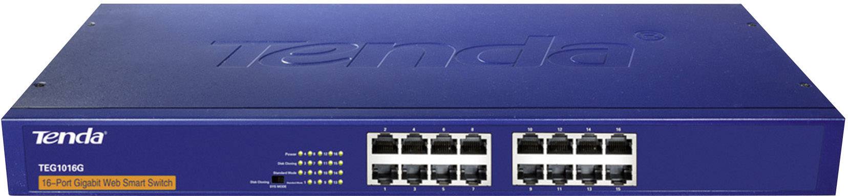 Tenda TEG1016G TEG1016G mrežni preklopnik RJ45 16 ulaza 1 GBit/s-0
